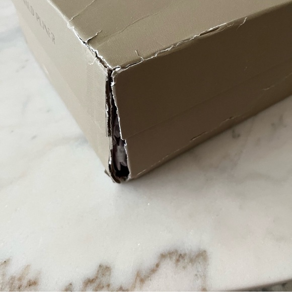 NEW Donald Pliner Myrtle60 Metallic Mushroom Suede Leather Wedge Sandals - Picture 4 of 8